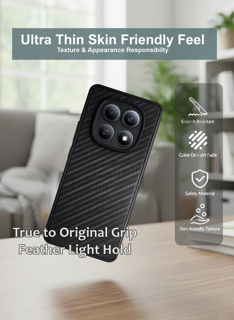 Xiaomi Redmi Note 15 Pro Plus 5G Silicone Back Case Cover - TPU Silicone, Durable & Accurate Cut-outs - Scratch, Dust & Smudge Protection, Shockproof & Water-Proof Cover for Xiaomi Redmi Note 15 Pro Plus 5G - Black - Image 2